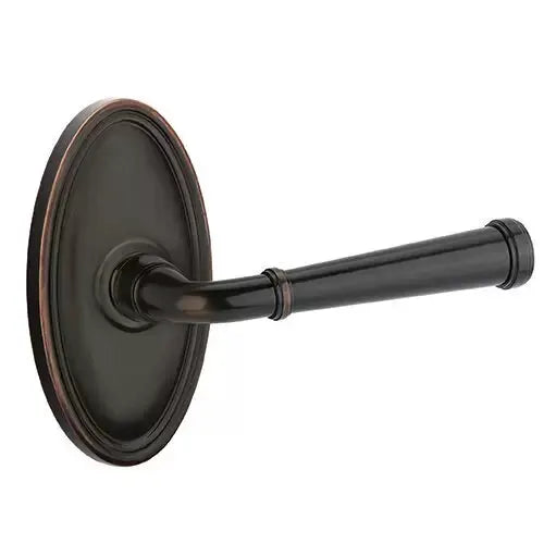 Emtek Merrimack Lever with Oval Rose by Emtek
