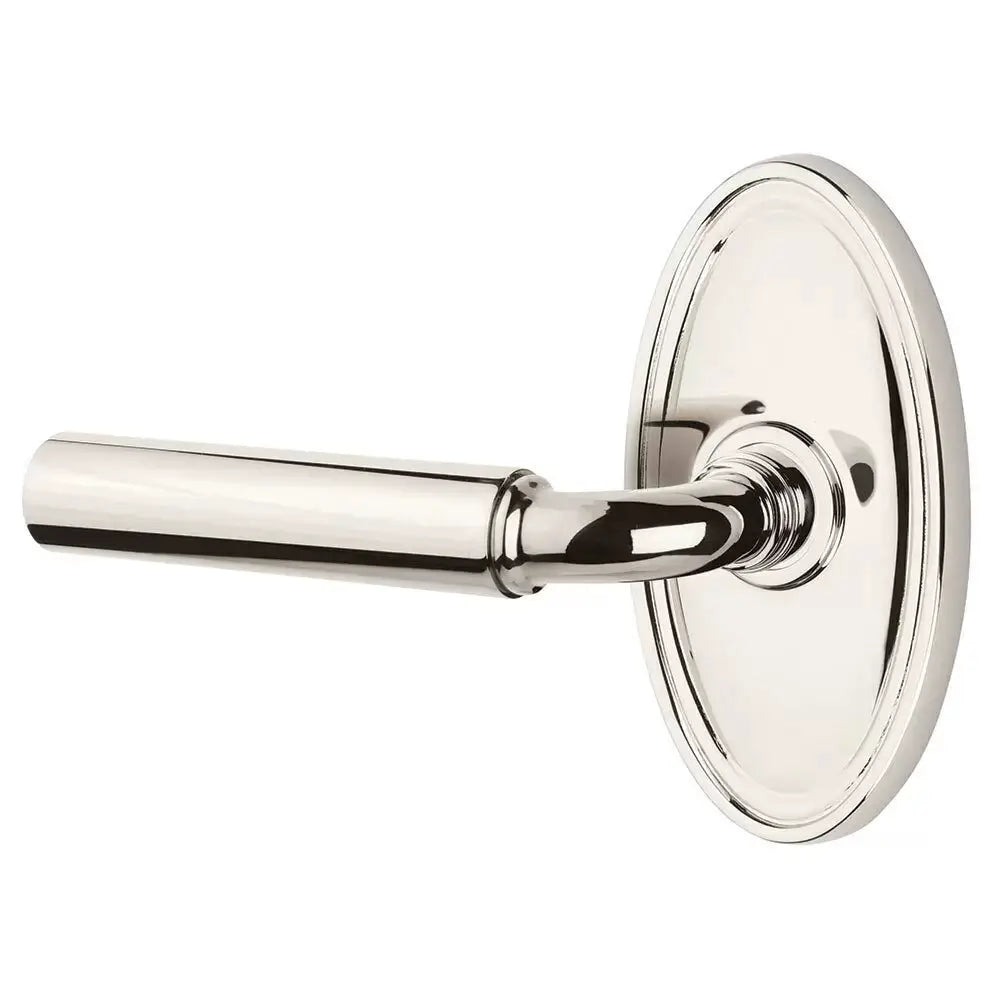 Emtek Manning Door Lever with Oval Rose by Emtek