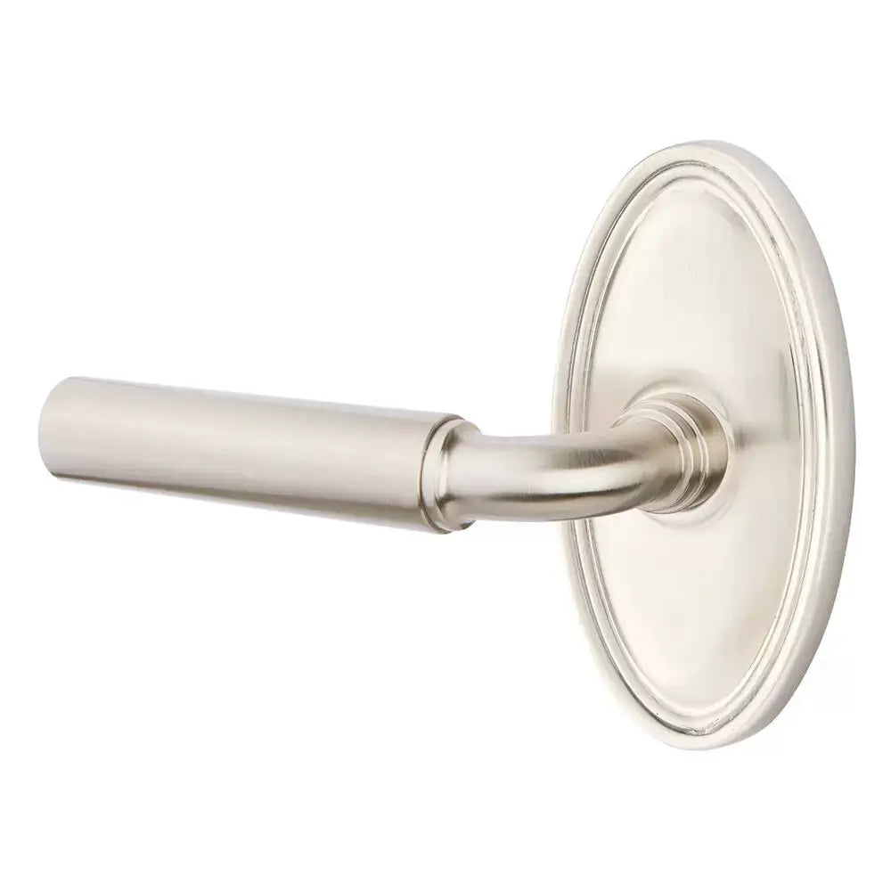 Emtek Manning Door Lever with Oval Rose by Emtek