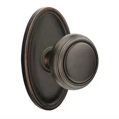 Emtek Norwich Door Knob with Oval Rose by Emtek