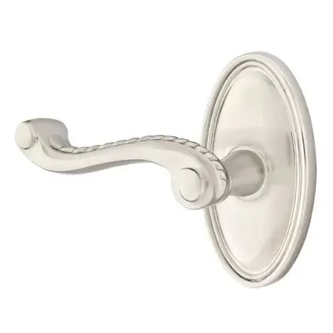 Emtek Rope Lever with Oval Rose by Emtek