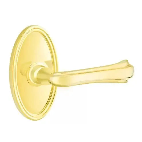 Emtek Wembley Lever with Oval Rose by Emtek