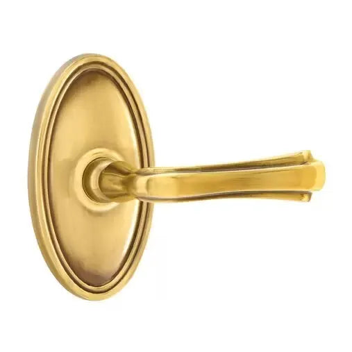 Emtek Wembley Lever with Oval Rose by Emtek