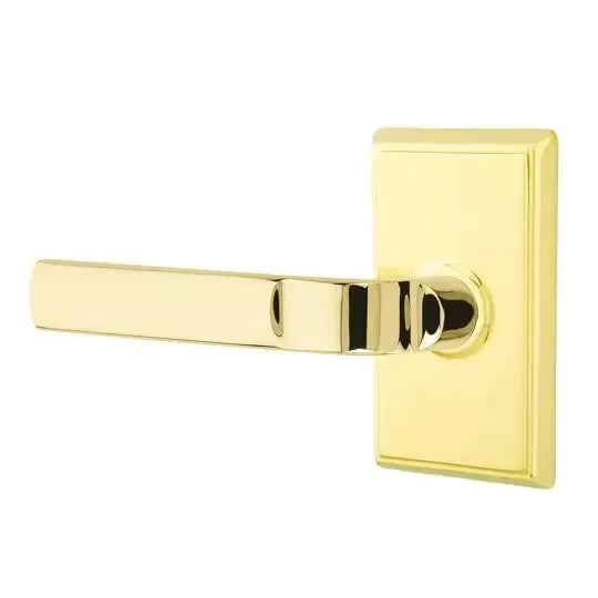 Emtek Aston Lever with Rectangular Rose by Emtek