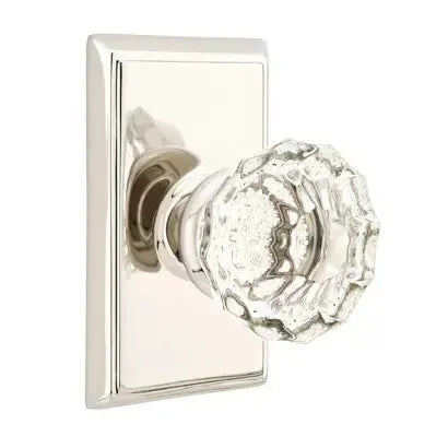 Emtek Astoria Door Knob with Rectangular Rose by Emtek