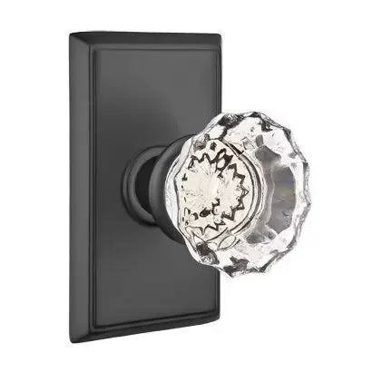 Emtek Astoria Door Knob with Rectangular Rose by Emtek