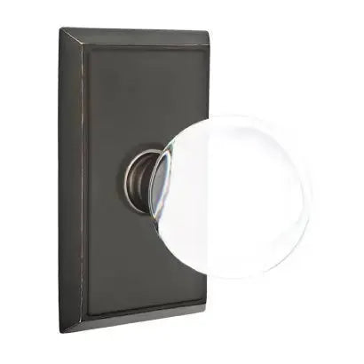 Emtek Bristol Door Knob with Rectangular Rose by Emtek