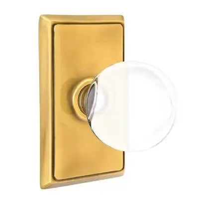 Emtek Bristol Door Knob with Rectangular Rose by Emtek