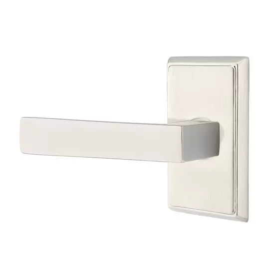 Emtek Dumont Lever with Rectangular Rose by Emtek