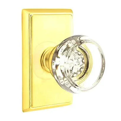 Emtek Georgetown Door Knob with Rectangular Rose by Emtek