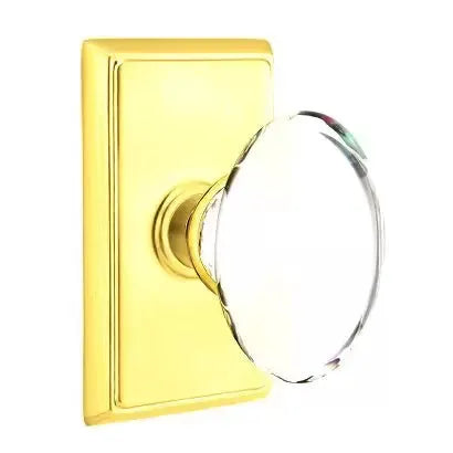Emtek Hampton Door Knob with Rectangular Rose by Emtek