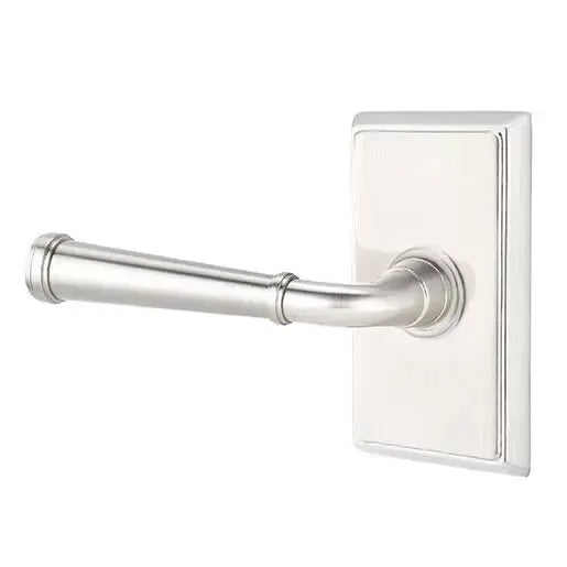 Emtek Merrimack Lever with Rectangular Rose by Emtek