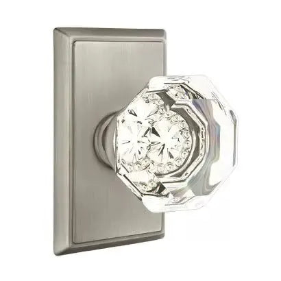 Emtek Old Town Door Knob with Rectangular Rose by Emtek