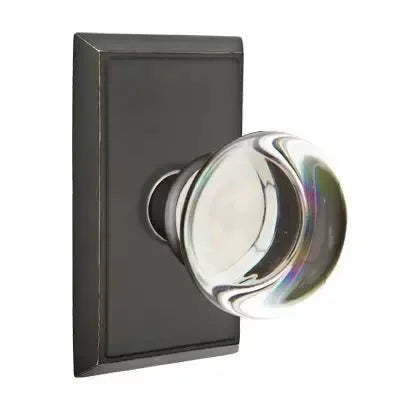Emtek Providence Door Knob with Rectangular Rose by Emtek