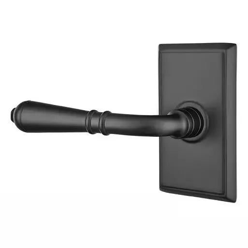 Emtek Turino Door Lever with Rectangular Rose by Emtek