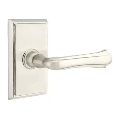 Emtek Wembley Lever with Rectangular Rose by Emtek