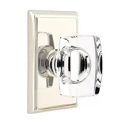 Emtek Windsor Door Knob with Rectangular Rose by Emtek