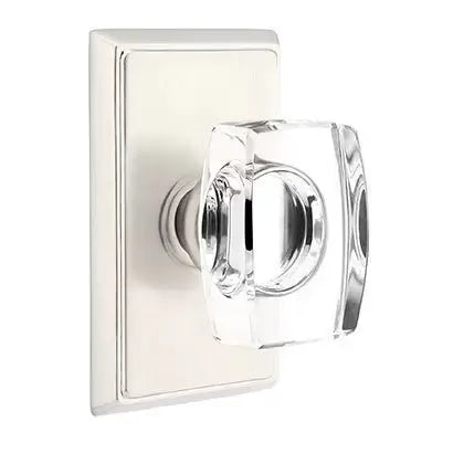 Emtek Windsor Door Knob with Rectangular Rose by Emtek