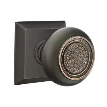 Emtek Belmont Knob with Quincy Rose by Emtek