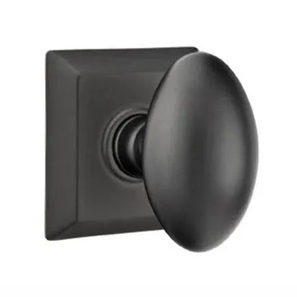 Emtek Egg Door Knob with Quincy Rose by Emtek