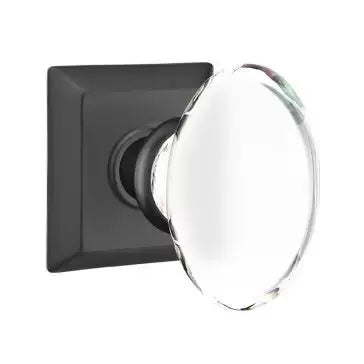Emtek Hampton Door Knob with Quincy Rose by Emtek