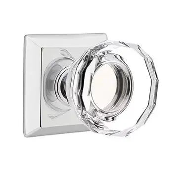 polished chrome door knob