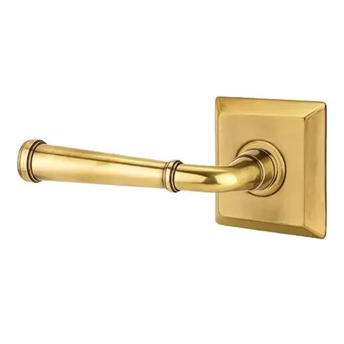 Emtek Merrimack Lever with Quincy Rose by Emtek