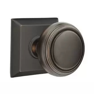 Emtek Norwich Door Knob with Quincy Rose by Emtek