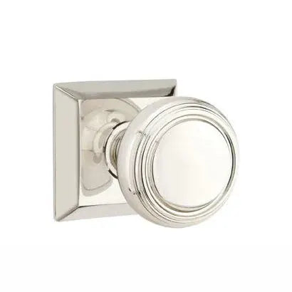 Emtek Norwich Door Knob with Quincy Rose by Emtek