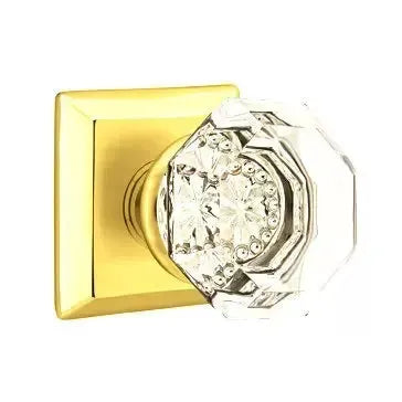 Emtek Old Town Door Knob with Quincy Rose by Emtek
