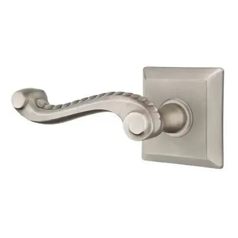 Emtek Rope Lever with Quincy Rose by Emtek
