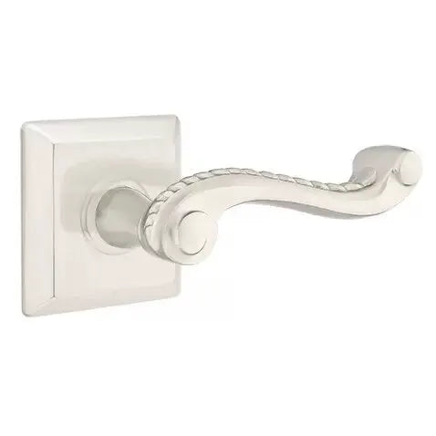 Emtek Rope Lever with Quincy Rose by Emtek