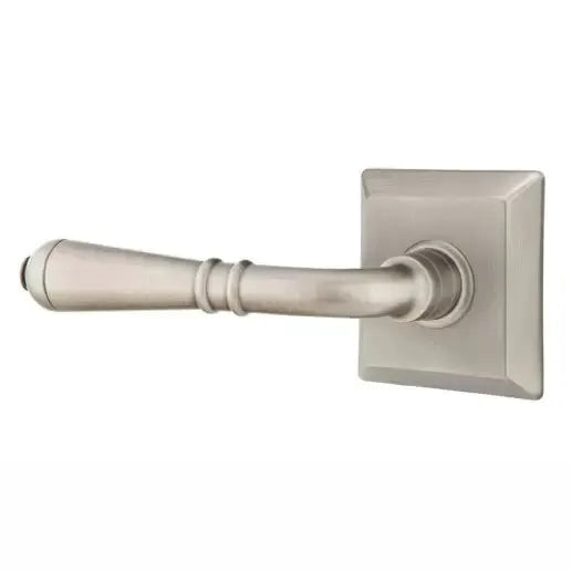 Emtek Turino Door Lever with Quincy Rose by Emtek
