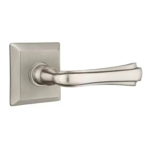 Emtek Wembley Lever with Quincy Rose by Emtek