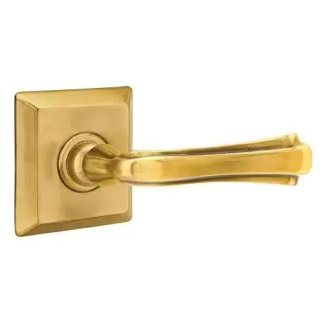 Emtek Wembley Lever with Quincy Rose by Emtek