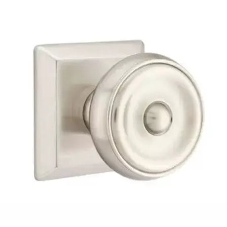Emtek Waverly Door Knob with Quincy Rose by Emtek