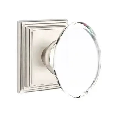 Emtek Hampton Door Knob with Wilshire Rose by Emtek