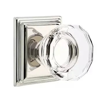 Emtek Lowell Door Knob with Wilshire Rose by Emtek
