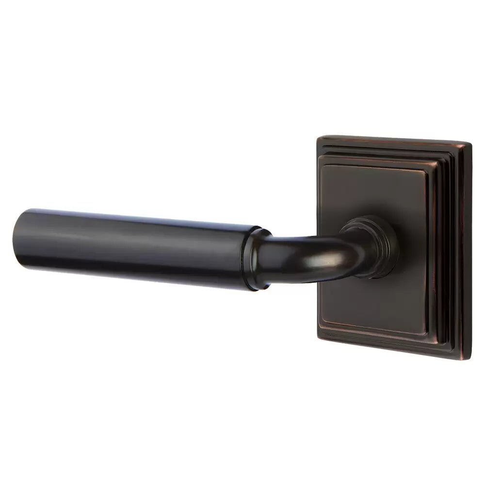 Emtek Manning Door Lever with Wilshire Rose by Emtek