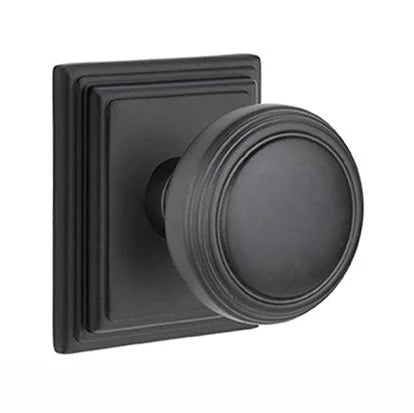 Emtek Norwich Door Knob with Wilshire Rose by Emtek