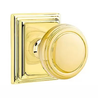Emtek Norwich Door Knob with Wilshire Rose by Emtek