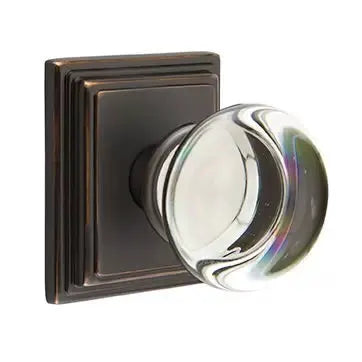 Emtek Providence Door Knob with Wilshire Rose by Emtek
