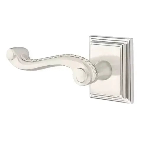 Emtek Rope Lever with Wilshire Rose by Emtek