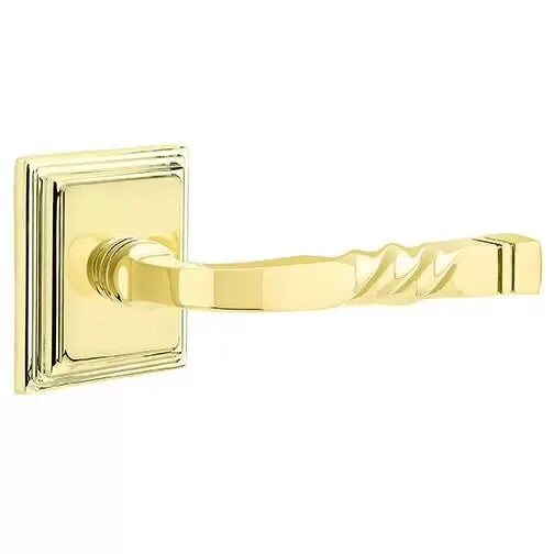 Emtek Sante Fe Lever with Wilshire Rose by Emtek