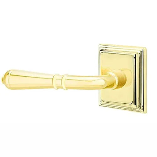 Emtek Turino Door Lever with Wilshire Rose by Emtek