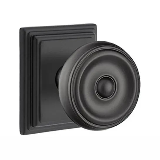 Emtek Waverly Door Knob with Wilshire Rose by Emtek