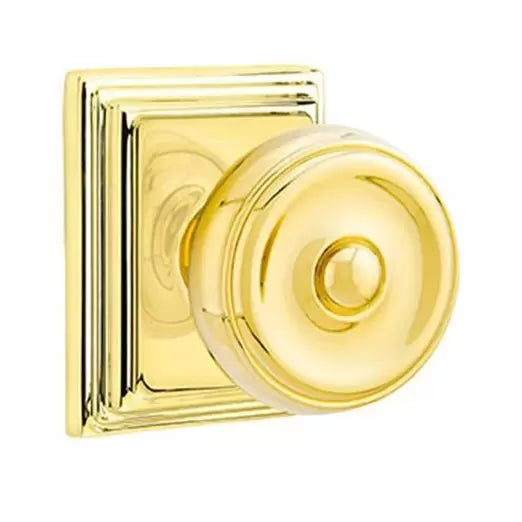 Emtek Waverly Door Knob with Wilshire Rose by Emtek