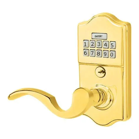 Emtek Cortina Classic Lever with Electronic Keypad Lock by Emtek