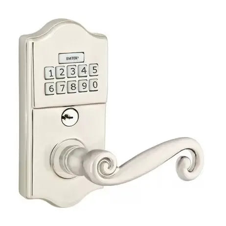 Emtek Rustic Classic Lever with Electronic Keypad Lock by Emtek