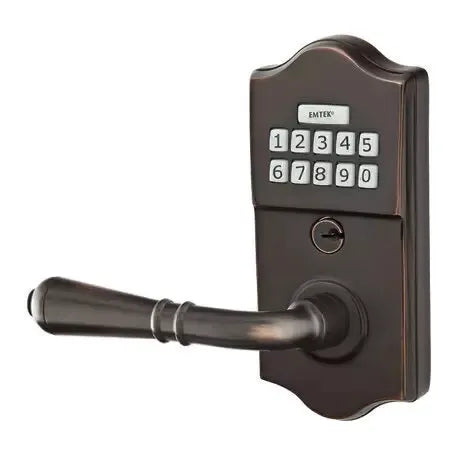 Emtek Turino Classic Lever with Electronic Keypad Lock by Emtek